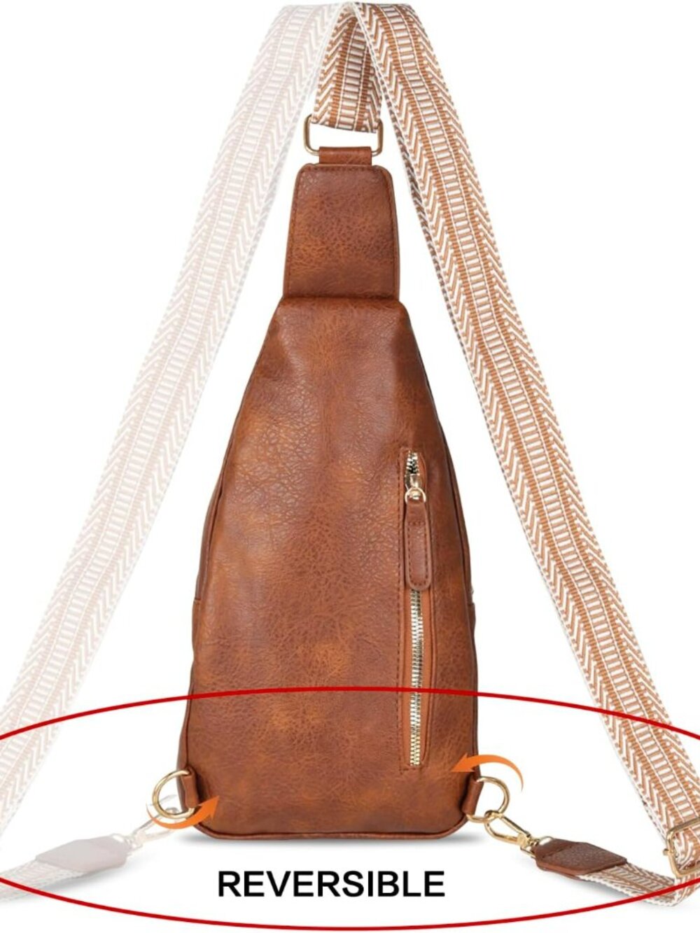 Leather Cross Body Sling Bag for Women Crossbody Trendy Quality w Strap - Picture 5 of 5